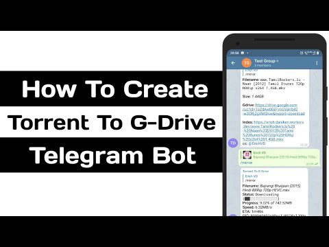 How To Create Own Torrent To G drive Telegram Bot adsmember | AdsMember