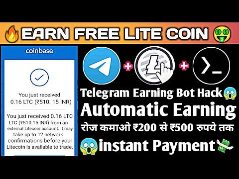 Earn Free Lite Coin telegram earning bot hack | AdsMember