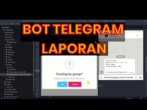 Tutorial Cara Membuat Bot Telegram Auto Posting ke Group PHP | AdsMember