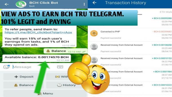 VIEW ADS TO EARN CRYPTO BCH CLICK BOT TELEGRAM TUTORIAL scaled | AdsMember