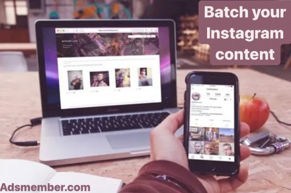 How to batch your Instagram content to save time?