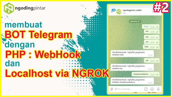 2 Cara buat BOT Telegram dengan PHP WebHook dan scaled | AdsMember