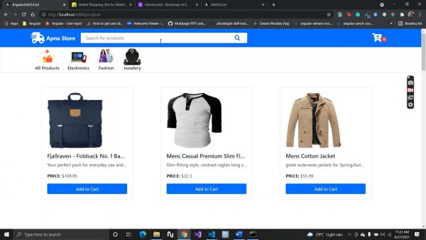 Add to Cart in Angular Angular 12 Tutorial scaled | AdsMember
