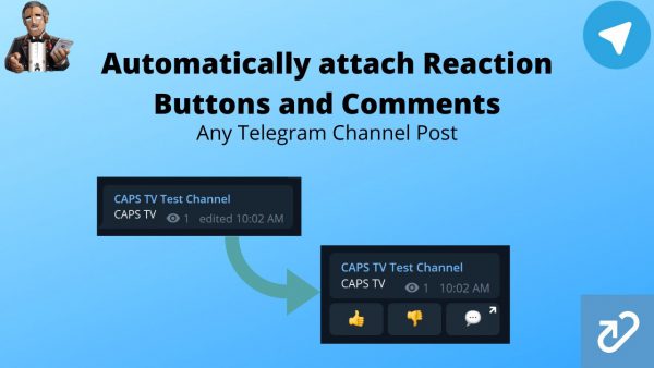 Automatically attach Reaction Buttons and Comments to Telegram Channel Post scaled | AdsMember