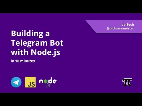 Building a Telegram Bot with Nodejs in 10 minutes | AdsMember