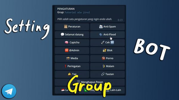 Cara setting bot untuk Super Group di Telegram ANTI PMRUSUHSPAMDLL scaled | AdsMember