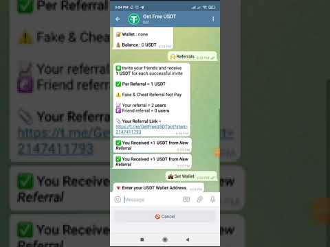 Get Free Usdt payment Telegram bot ye Fake hai adsmember | AdsMember