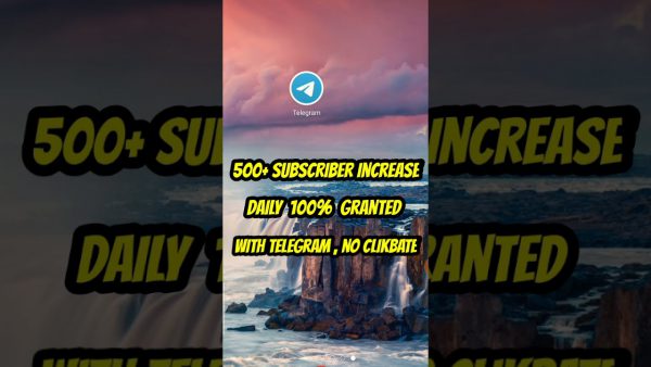 HOW TO INCREASE SUBSCRIBER ON YOUTUBE CHANNEL WITH TELEGRAM DAILY scaled | AdsMember
