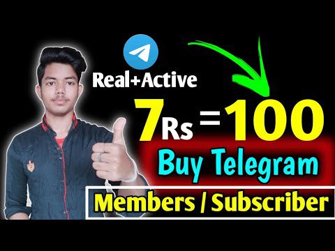 How To Buy Telegram Subscribers Only 7 Rs Telegram | AdsMember