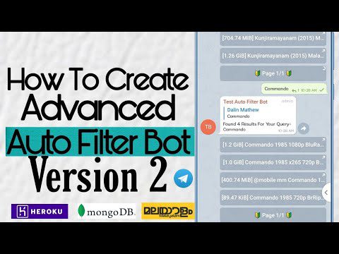 How To Create Advanced Auto Filter Bot in Telegram | AdsMember