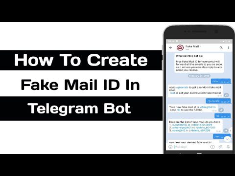 How To Create Fake Mail id In Telegram Bot | AdsMember
