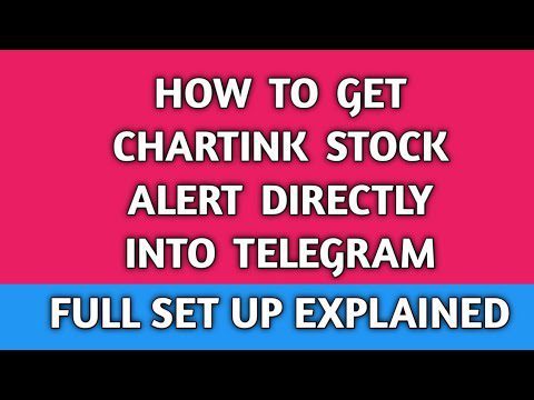 How To Get Chartink Stock Alert Message Directly In Telegram | AdsMember
