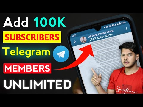 How To Increase Telegram Channel Members Telegram Unlimited Group | AdsMember