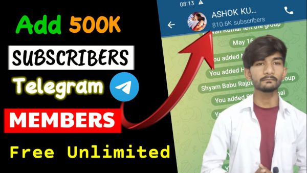 How To Increase Telegram Group MembersTelegram Unlimited Channel Subscribers Free scaled | AdsMember
