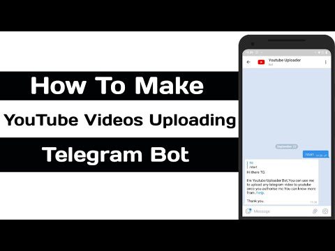 How To Make Telegram Bot For YouTube Videos Uploading adsmember | AdsMember
