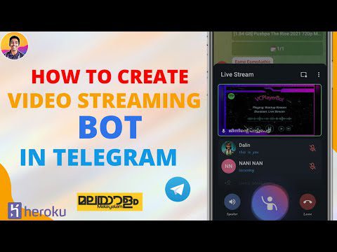 How to Create Video Streming Bot in Telegram Malayalam | AdsMember