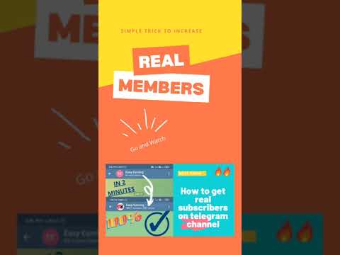 How to Increase Real Subscribers on Telegram Channel 2021 adsmember | AdsMember