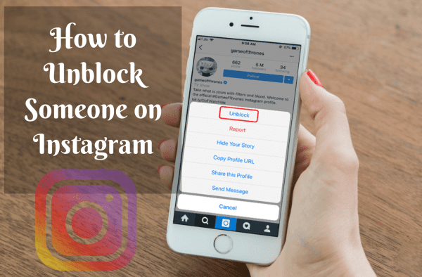 What is unblocking people on Instagram?