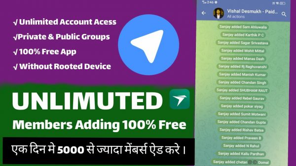 How to add Free members in Telegram telegram group me scaled | AdsMember