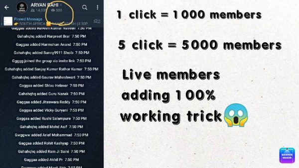 How to add free members in telegram @RxceHacker • 85M scaled | AdsMember