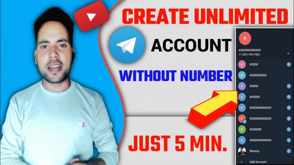 How to create unlimited telegram account without number 2022।। Telegram scaled | AdsMember