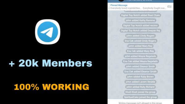 How to scrape Telegram group members to your group simple scaled | AdsMember