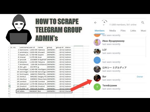 How to scrape telegram group admin and owners 2022 | AdsMember