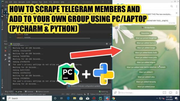 How to scrape telegram group members and add to your scaled | AdsMember