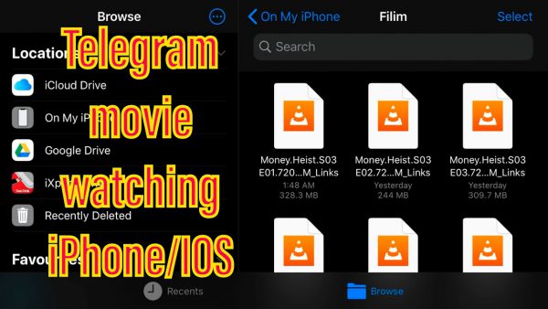 How to watch telegram downloaded videos in IOS Devices iPhone scaled | AdsMember