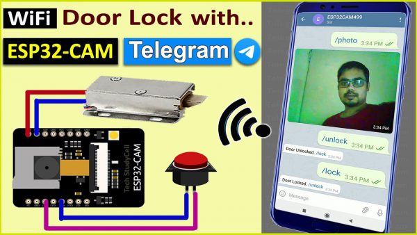 Smart WiFi Door Lock with camera using ESP32 CAM amp Telegram scaled | AdsMember