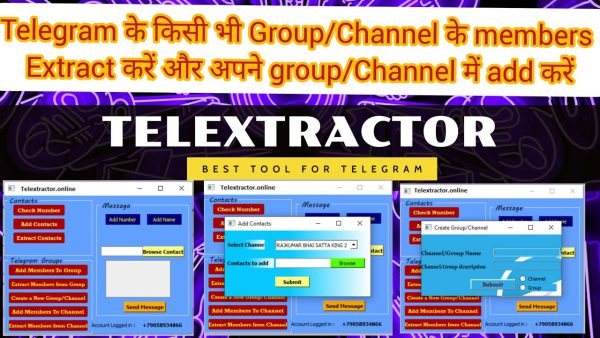 Telegram ChannelGroup Extractor Tool 2021 Telextractoronline 100 Live working proof scaled | AdsMember