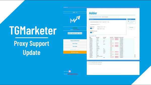 Telegram Member Adder TGMarketer 2021 July Proxy Support Update scaled | AdsMember
