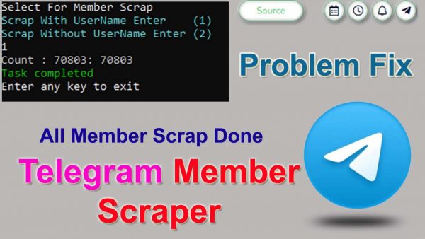 Telegram Member Scraper Problem Fix All member Scrap scaled | AdsMember