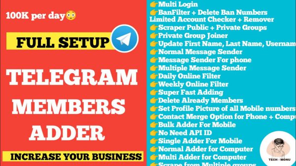 Telegram Members Adder software Full Setup Video Script Setup scaled | AdsMember