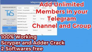 Telegram Scraper and Adder free Software Add Unlimited Members adsmember | AdsMember