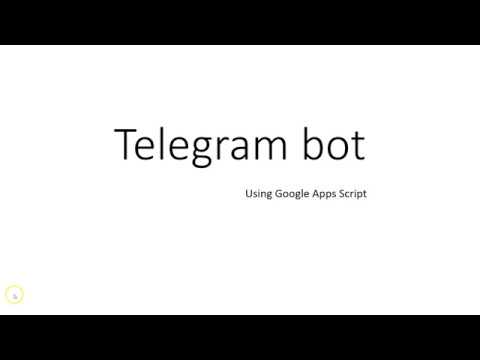 Telegram bot with Google Apps Script adsmember | AdsMember