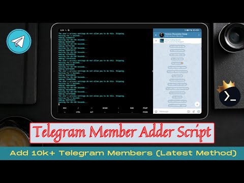 Termux Script for add 10k Telegram Members using Telegram Scraper | AdsMember