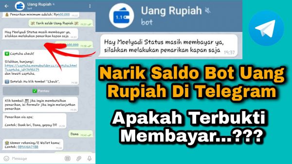 Tes Penarikan Saldo Bot Uang Rupiah Di Telegram Telegram scaled | AdsMember