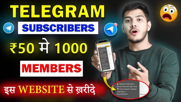 Buying Telegram Subscribers At Cheap Price Rs 50 में 1000 scaled | AdsMember