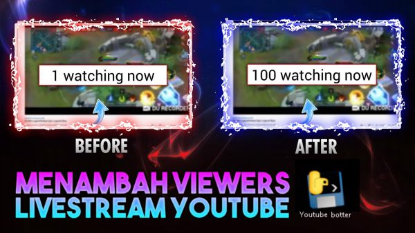 CARA MENAMBAH VIEWER LIVESTREAM YOUTUBE 100 Berhasil Youtube scaled | AdsMember