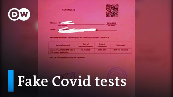 DW gets fake negative Covid test on messaging app Telegram scaled | AdsMember