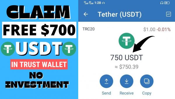 Free USDT Airdrop Claim FREE 700 USDT COIN In scaled | AdsMember