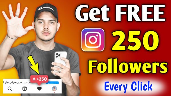Get Free 250 Instagram Followers Every Click How To Increase scaled | AdsMember