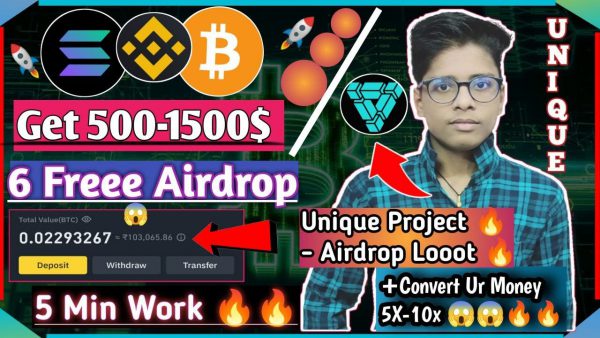 Get Free 500 1500 Crypto Free Airdrop Earn Money Online scaled | AdsMember