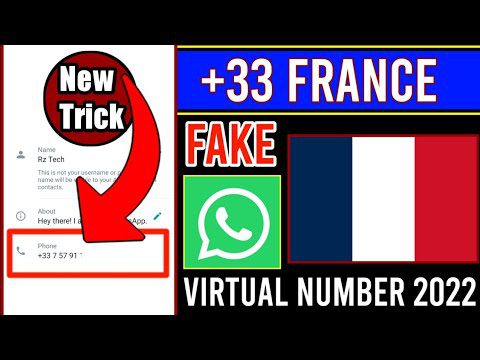 Get virtual number 33 France Number for Whatsapp New | AdsMember