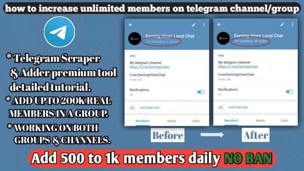 How to increase telegram subscribersmembers in your channelgroup telegram scaled | AdsMember