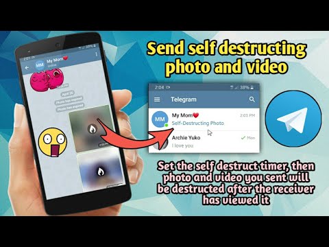 How to send self destructing photos and videos on Telegram | AdsMember