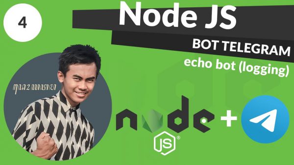 Node JS Tutorial Bot Telegram 4 Echo Bot scaled | AdsMember