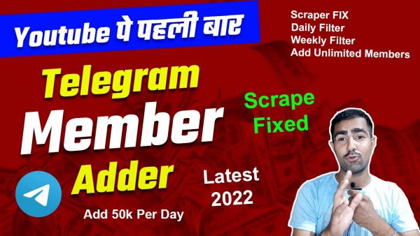 Telegram Member Adder 2022 Scraper FIXDaily Filter How to Scrape scaled | AdsMember