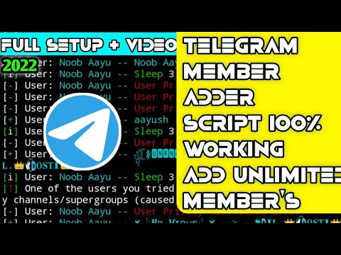 Telegram Member Adding Using Termux In Android Add Unlimited | AdsMember